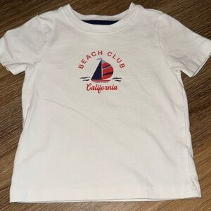 Janie and Jack size 18-24m boat tee EUC